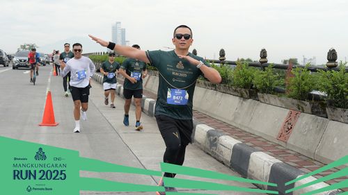 Race photo from Mangkunegaran Run 2025