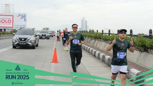 Race photo from Mangkunegaran Run 2025
