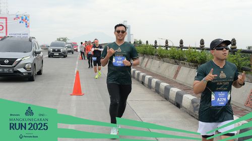 Race photo from Mangkunegaran Run 2025
