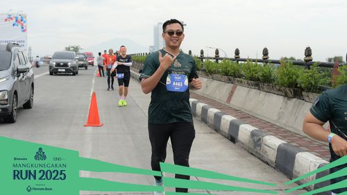 Race photo from Mangkunegaran Run 2025