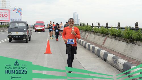 Race photo from Mangkunegaran Run 2025