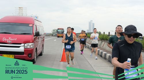 Race photo from Mangkunegaran Run 2025