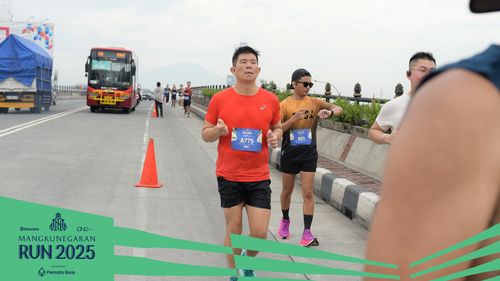 Race photo from Mangkunegaran Run 2025