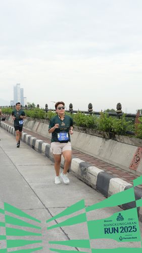 Race photo from Mangkunegaran Run 2025