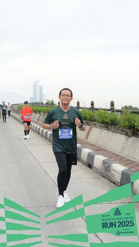 Race photo from Mangkunegaran Run 2025