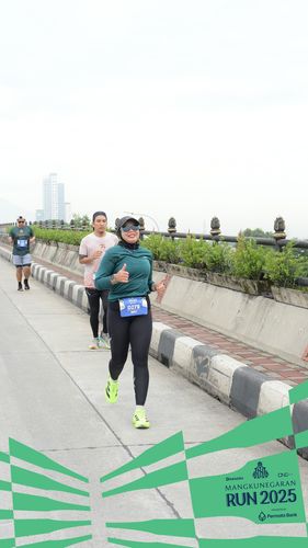 Race photo from Mangkunegaran Run 2025