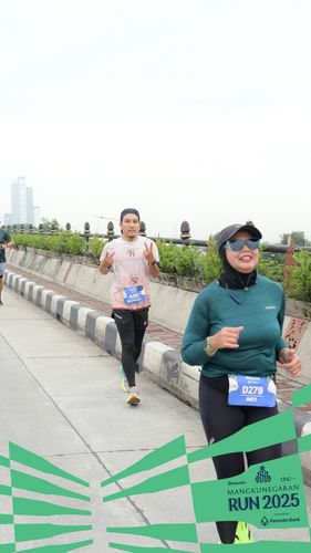 Race photo from Mangkunegaran Run 2025