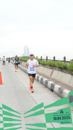 Race photo from Mangkunegaran Run 2025