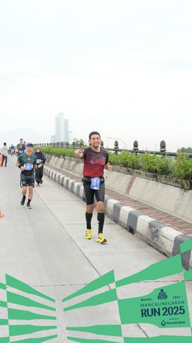 Race photo from Mangkunegaran Run 2025