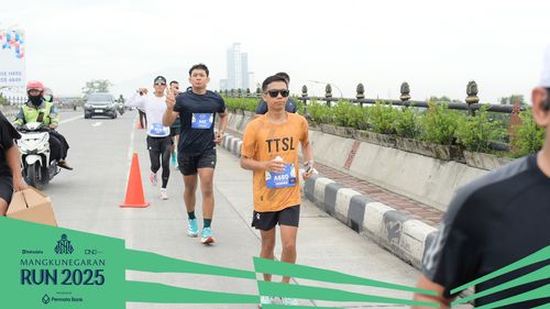 Race photo from Mangkunegaran Run 2025