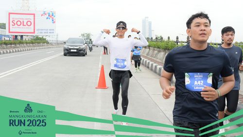 Race photo from Mangkunegaran Run 2025