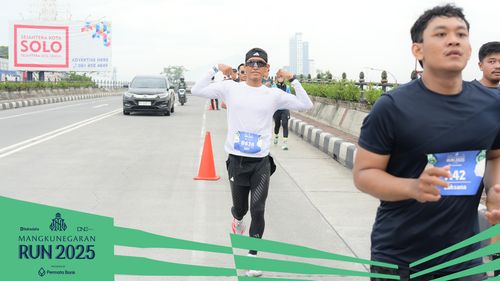 Race photo from Mangkunegaran Run 2025
