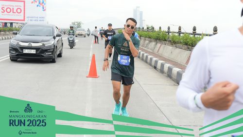 Race photo from Mangkunegaran Run 2025