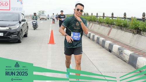 Race photo from Mangkunegaran Run 2025