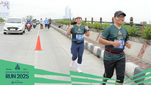 Race photo from Mangkunegaran Run 2025
