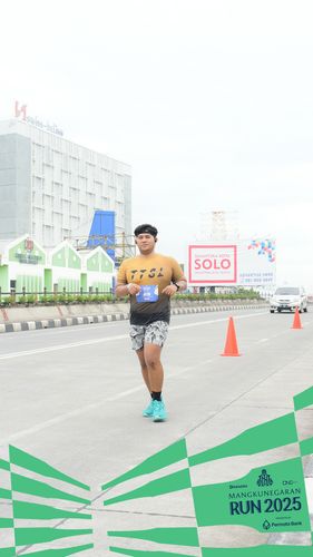 Race photo from Mangkunegaran Run 2025