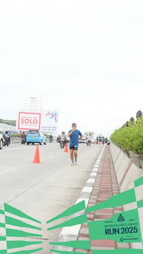 Race photo from Mangkunegaran Run 2025