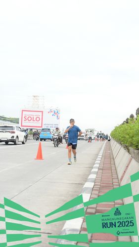 Race photo from Mangkunegaran Run 2025