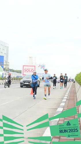 Race photo from Mangkunegaran Run 2025