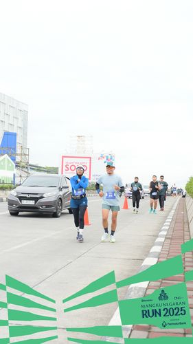 Race photo from Mangkunegaran Run 2025