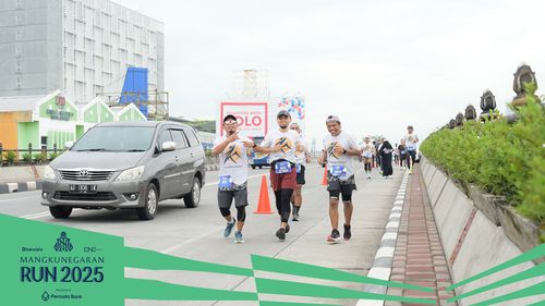 Race photo from Mangkunegaran Run 2025