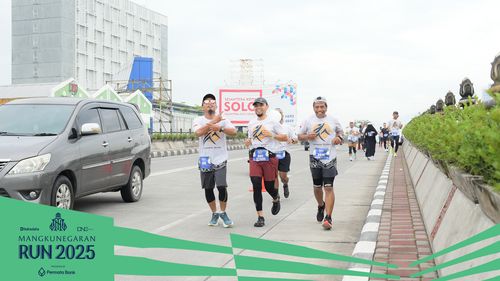 Race photo from Mangkunegaran Run 2025