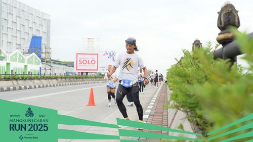 Race photo from Mangkunegaran Run 2025