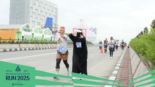 Race photo from Mangkunegaran Run 2025