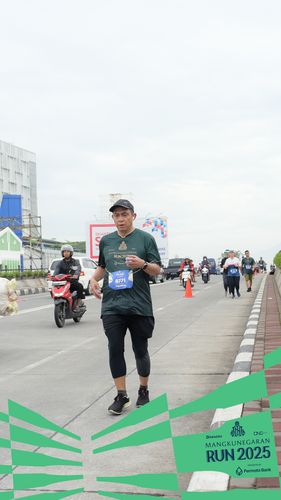 Race photo from Mangkunegaran Run 2025