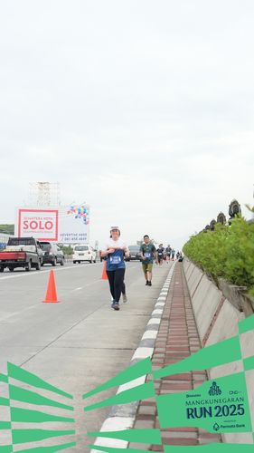 Race photo from Mangkunegaran Run 2025