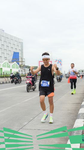 Race photo from Mangkunegaran Run 2025