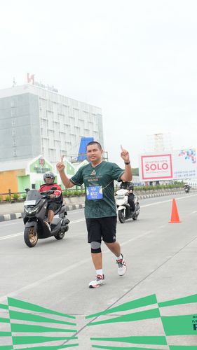 Race photo from Mangkunegaran Run 2025
