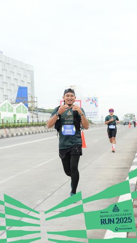 Race photo from Mangkunegaran Run 2025