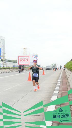Race photo from Mangkunegaran Run 2025