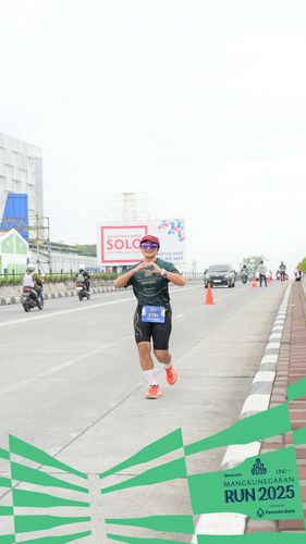 Race photo from Mangkunegaran Run 2025