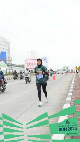 Race photo from Mangkunegaran Run 2025