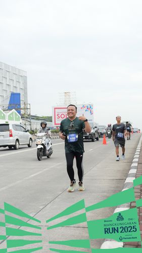 Race photo from Mangkunegaran Run 2025