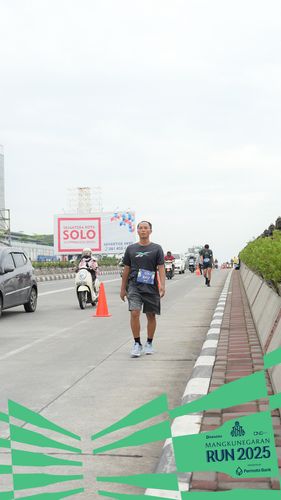 Race photo from Mangkunegaran Run 2025