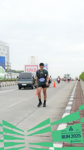 Race photo from Mangkunegaran Run 2025