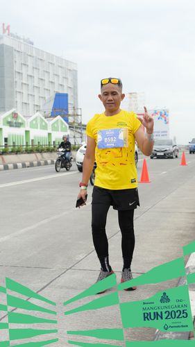 Race photo from Mangkunegaran Run 2025