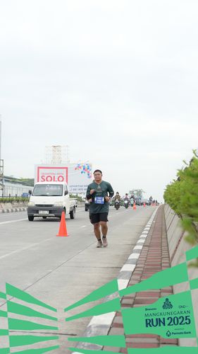 Race photo from Mangkunegaran Run 2025