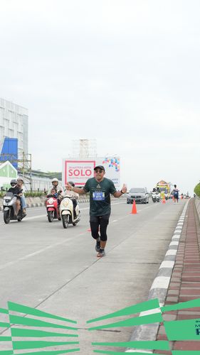 Race photo from Mangkunegaran Run 2025