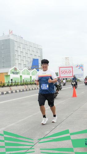 Race photo from Mangkunegaran Run 2025