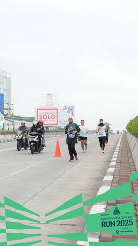 Race photo from Mangkunegaran Run 2025