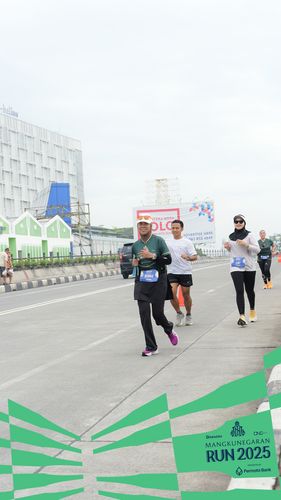 Race photo from Mangkunegaran Run 2025