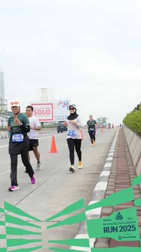 Race photo from Mangkunegaran Run 2025