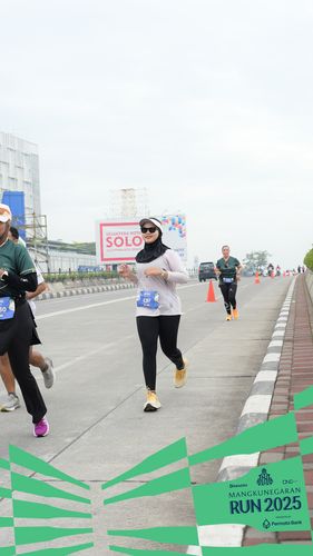 Race photo from Mangkunegaran Run 2025