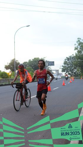 Race photo from Mangkunegaran Run 2025