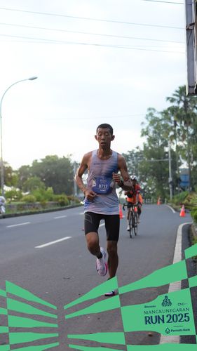 Race photo from Mangkunegaran Run 2025