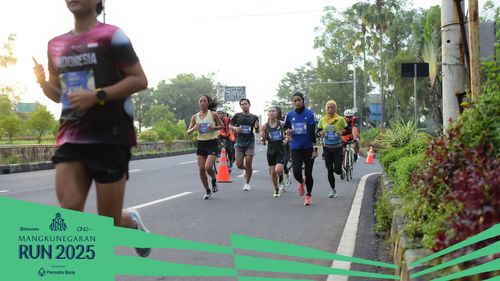 Race photo from Mangkunegaran Run 2025
